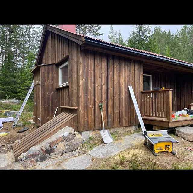Rehabilitering av hytte